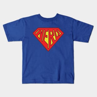 SuperNerd Funny Nerd Superhero Design Gift Idea Comics Kids T-Shirt